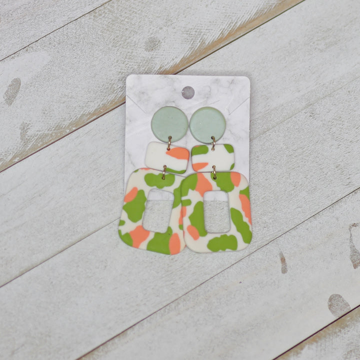 Chic Times Clay Earrings (green)