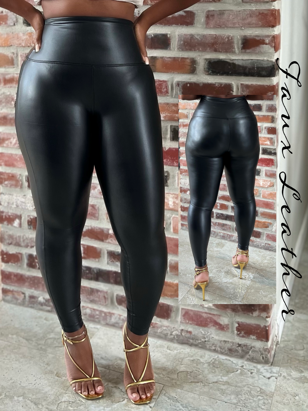 Faux Leather Leggings