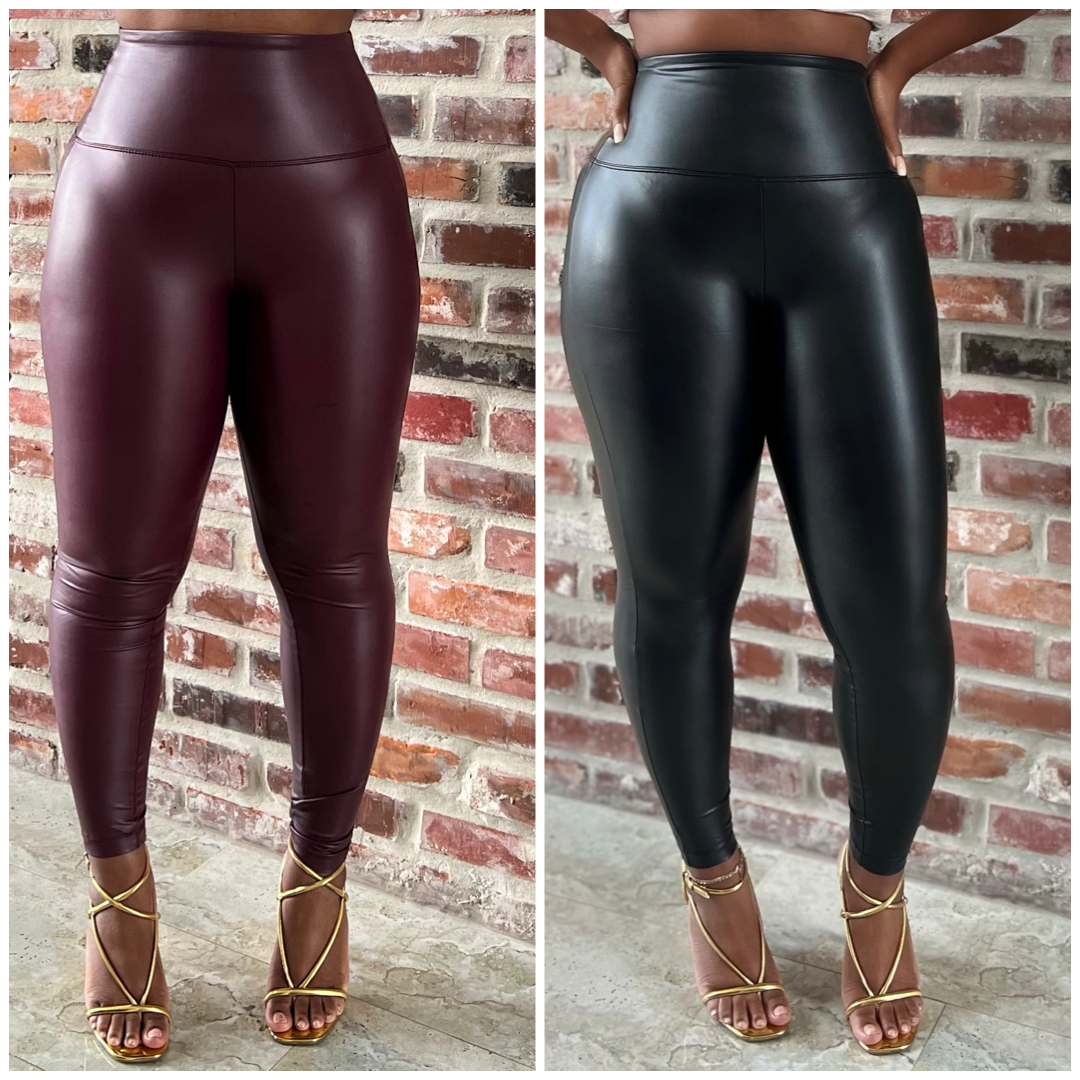 Faux Leather Leggings