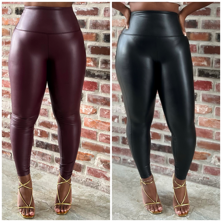 Faux Leather Leggings